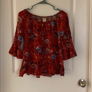 Off the shoulder top